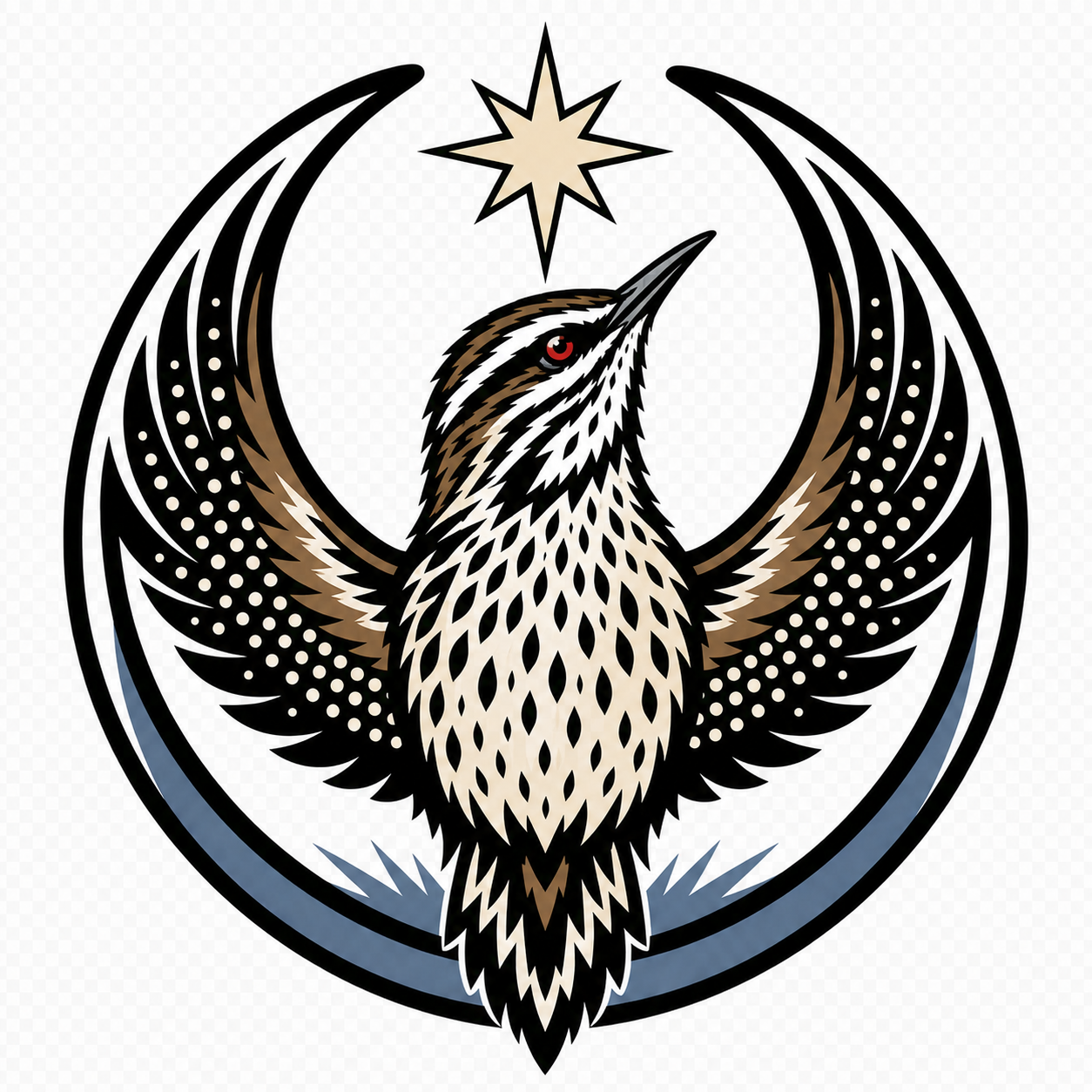 Logo design for Cactus Wren Tote Bag