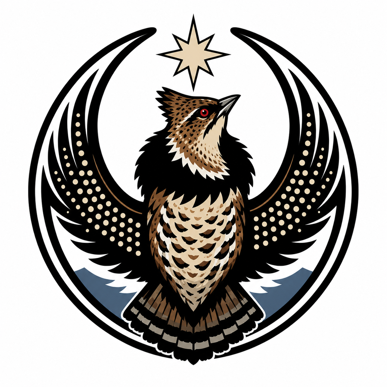 Logo design for Grouse Tote Bag