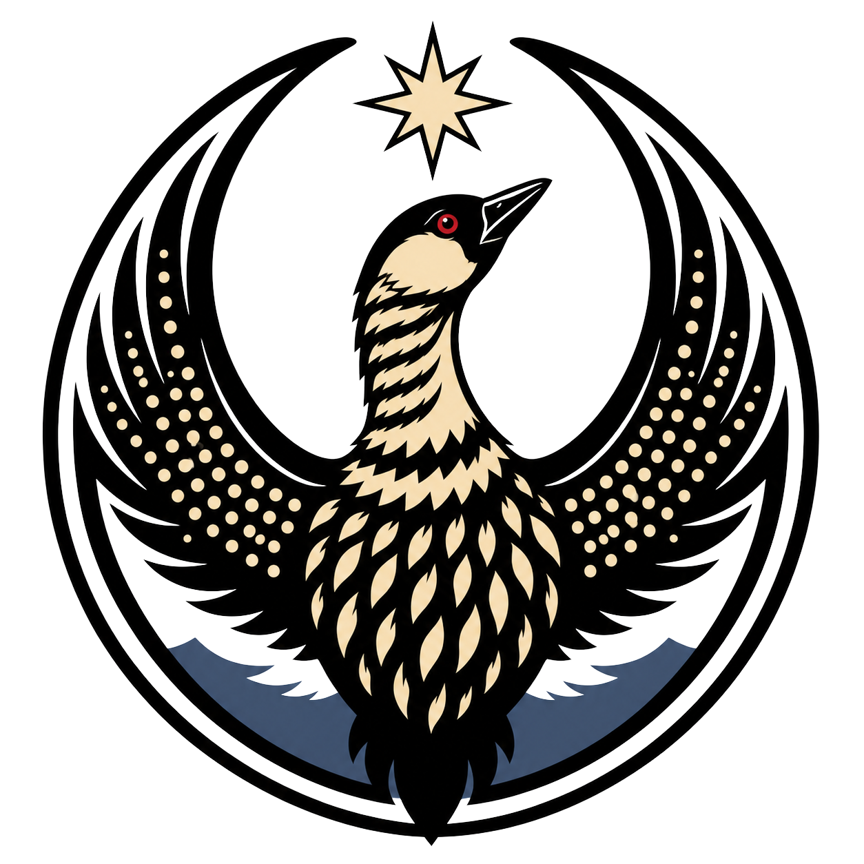 Logo design for Goose Men's Quarter Zip