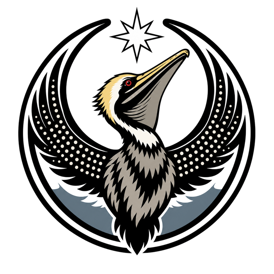 Rebel Brown Pelican — Louisiana